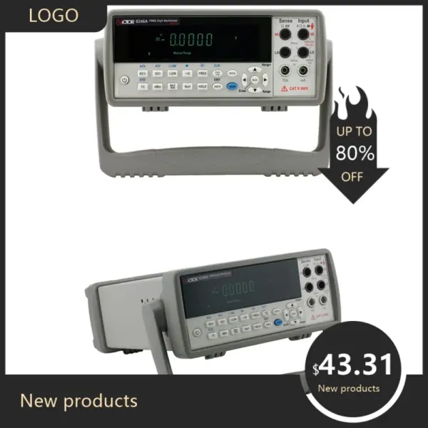 8480 Useful Desktop Digital Multimeter 4-1/2 Bit VFD Display Autoranging Digital Multimeter Bench Top Multimeter