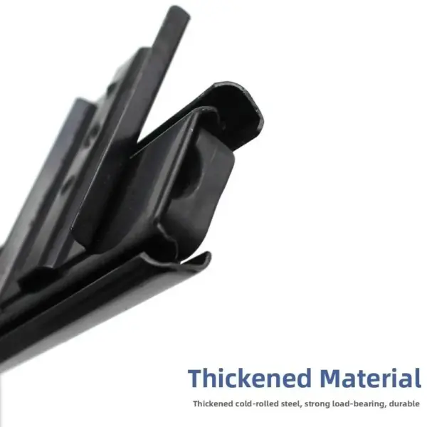 2PCS Ball Bearing Drawer Runners Side Mounting Low-Noise Pull Out Tray Adjustable Full Extension Drawer Glides Kitchen Cupboard