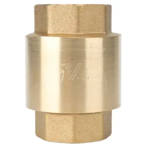 High Accuracy Brass Threaded One Way Non Return Check Valve For Water Gas Oil (G1'')