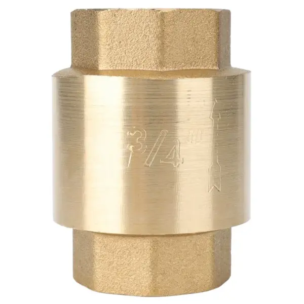 High Accuracy Brass Threaded One Way Non Return Check Valve For Water Gas Oil (G1'')