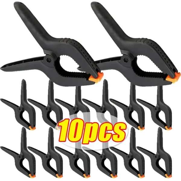 Plastic Spring Clamps Multi-purpose Heavy Duty Woodworking Clips Photo Clamps With Non-Slip Pads For Backdrop Woodworking Holder