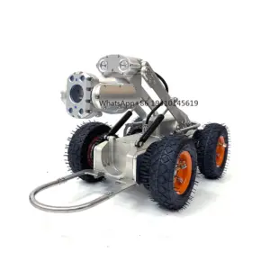 Sewer Pipeline  Teleinspection Detection Crawler Robot Camera for Pipes Video Inspection