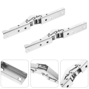 2Pcs Folding Hinge 90 Degree Professional Hidden Folding Cabinet Door Invisible Shelf Hinge Heavy Duty Furniture Parts Strong