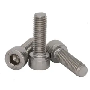 M10 M10*45/50/55/60/70/80 304 Stainless Steel DIN912 Allen Head Screw Hex Hexagon Socket Cap Thin Pitch 1.0mm Fine Thread Bolt