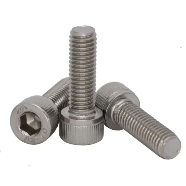 M10 M10*45/50/55/60/70/80 304 Stainless Steel DIN912 Allen Head Screw Hex Hexagon Socket Cap Thin Pitch 1.0mm Fine Thread Bolt