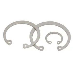 M8 M9 304 Stainless Steel 304SS DIN472 Spring Washer C Type Snap Retaining Ring For OD 8mm 9mm Internal Bore Shaft Circlip
