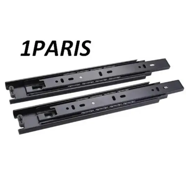 Heavy Duty Drawer Guide Full Extension Ball Bearing Slides Per Pair Buffer And Silent Wardrobe Furniture Hardware Accessories