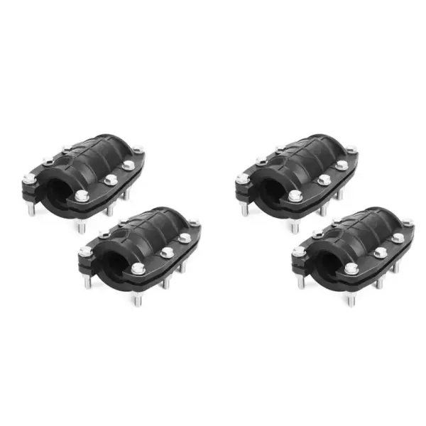 ABWZ-1Inch Pipe Repair Clamp,Emergency Pipe Repair Kit For Plastic & Metal Pipes (24Mm-26Mm) 4Pack