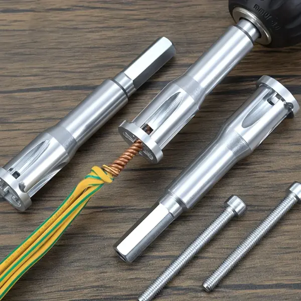 Automatic Wire Stripper & Connector Quick Wiring Terminal Cable Splitter For Electrician Wiring Work