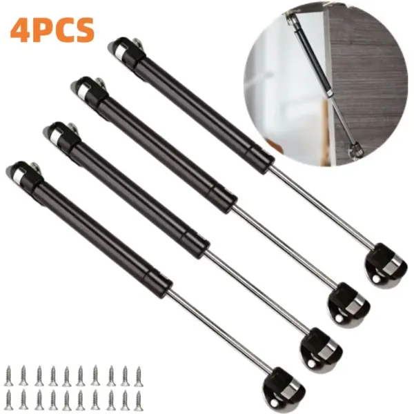 4PCS Cabinet Door Gas Struts 2-20KG Lift Supports Gas Spring Lid Support Gas Props/Shocks Kitchen Cupboard Hydraulic Hinge