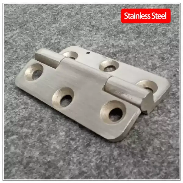 (2 pieces) 304 Stainless Steel Heavy-Duty Flat Folding Door Hinge for Industrial Machinery Equipment Load-Bearing