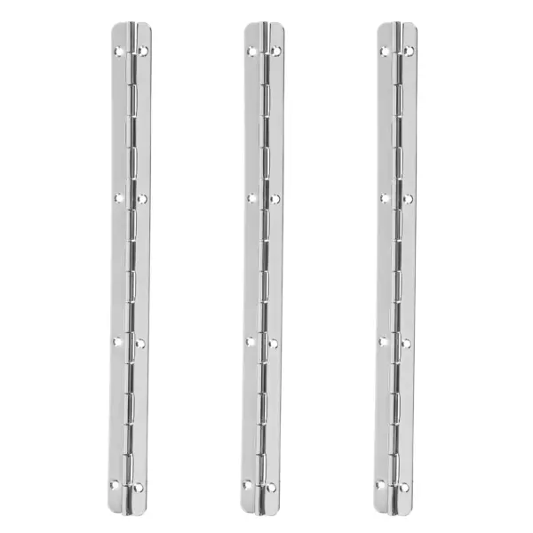 3 Pack Heavy Duty Long Hinge for Cabinet Doors Wooden Chests Piano Hinges Small Butt Hinges Furniture Hardware