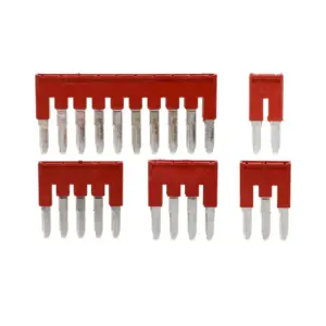 50Pc FBS 10-5 Jumpers 2/3/4/5/10 Seat PT ST 2.5 mm DIN Rail Terminal Block Accessories Plug-In Bridge 2-5 3-5 4-5 5-5 10-5
