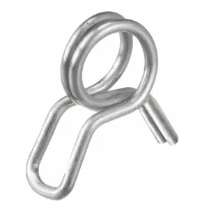 45Pcs 6mm Spring Clips, High Clamping Force, for Agricultural Irrigation, Fuel & Air Pipes