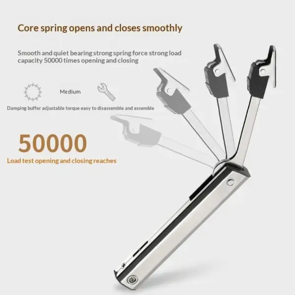 Kitchen Cabinet Hydraulic Hinge Heavy Duty Adjustable Door Support Soft Close Lift Up Randomly Stop Cabinet door support rod
