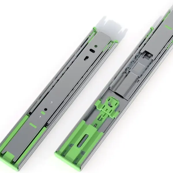 2 Pairs 10 Inch Heavy Duty Soft Close Drawer Slides, 150 Lb Capacity Full Extension Ball Bearing Side Mount, Self Closing Glide
