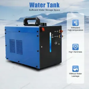 370W TIG Cooler, 8L Welding Water Cooler, 110V/220V Single Phase Welder Torch Water Cooling Welder Water Chiller for TIG Welders