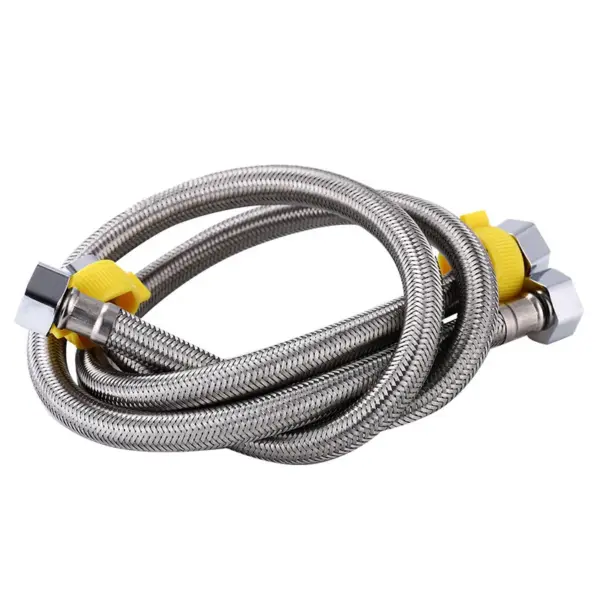 5 Pcs 1/2 Inch Plumbing Explosion-Proof Flexible Braided Hose 100cm 150cm 200cm Faucet Water Pipe For Kitchen Bathroom Plumbing
