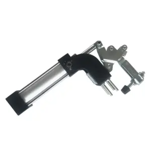 Pneumatic Quick Clamp 1/8" Intake interface Metal Cylinder Pneumatic Clamp 100KG Clamp Force Hold Down Action Toggle Clamps