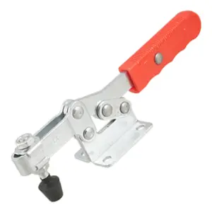 203F Antislip Red Horizontal Handle Clamps Quick-Release Toggle Clamp 227Kg 500Lbs Quick Holding Horizontal Type Toggle Clamp
