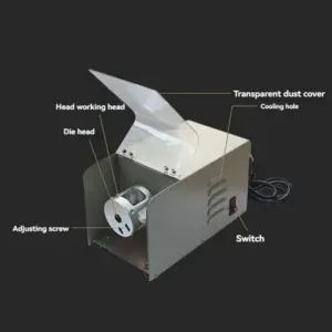 KOTUMY Electric Automatic Wire Stripping Machine 40W Twisting Peeling Tool Multifunction Wire Cutting Stripper 220V