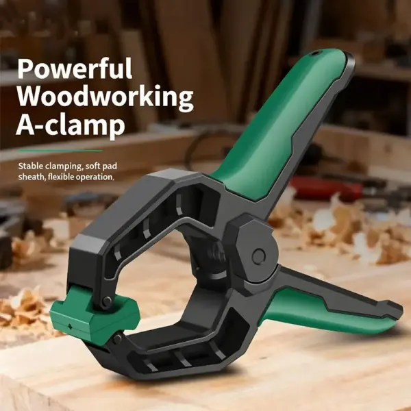 Portable Plastic Quick Clamp Spring Clamps Non-slip Handle Woodworking Tool Multi-Purpose Carpentry Clips Woodworking
