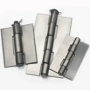 Welding Fixed Iron Hinges Thickened Hardware Folding Heavy-Duty Doors Iron Doors Pivot Doors Loose Leaf Folding Doors Pivot Door