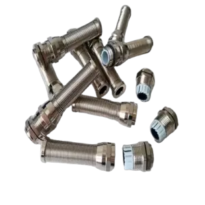 M20 Cable Gland Strain Relief Waterproof Brass Metal Spiral PG9 Small Metric Thread Cord Grips Connector Anti Bending Protector