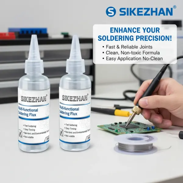 30ml Multi-Functional Soldering Flux for PCB SMD BGA Repair, No-Clean Non-Corrosive Welding Aid for Electronics Rework & DIY