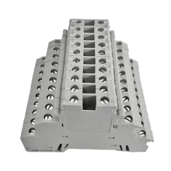 10Pcs DIKD1.5 DIN Rail Terminal Block | 3-Level Sensor Actuator Triple Wire Connector | Three-Layer DIKD-1.5 Conductor