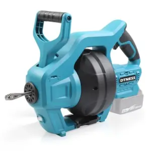 Cordless Drain Auger Compatible with Makita 18V Battery, 550 RPM Electric Plumbing Drain Snake w/ 24Ft Replaceable Cable, Hair