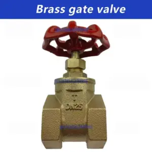 1/2" 3/4"1" Female To Female Thread Two Way Brass Gate Valves DN15 20 25~50 Water Valve Switch Valve Internal Thread Gate valves