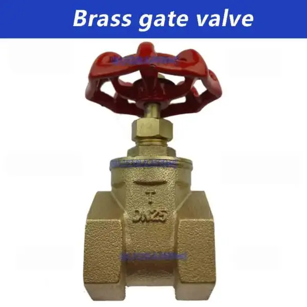 1/2" 3/4"1" Female To Female Thread Two Way Brass Gate Valves DN15 20 25~50 Water Valve Switch Valve Internal Thread Gate valves