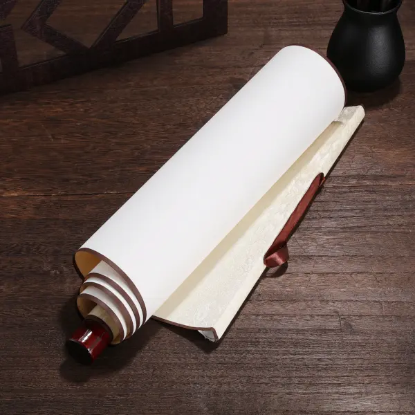 Scroll Paper Chinese Blank Wall Hanging Scrolls Painting Xuan Mounting Writing Rice Roll Prop Sumi Hanger Frame