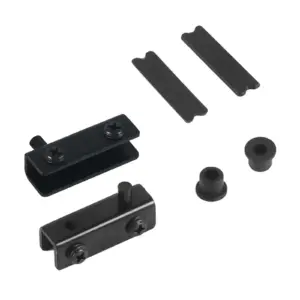 Heavy Duty Glass Door Hinges Rustproof Stainless Steel Fits 5~6mm Thick Glass Protects Glass Effectively