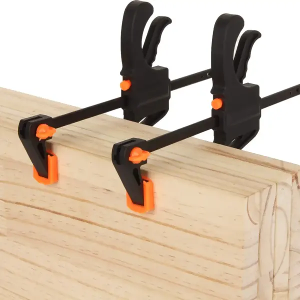 1PC Woodworking Work Bar Clamp - 4/6 Inch Hard Quick Ratchet Release Clip, Special Hand Tool for Carpentry