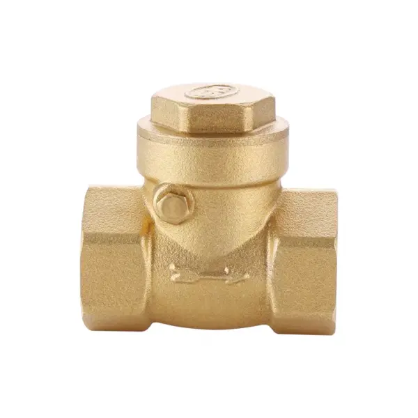 1/2" 3/4" 1" BSP Female Thread Heavy Duty Brass Swing Check Valve One Way Non-return Valve for Water Aquarium Float Valve