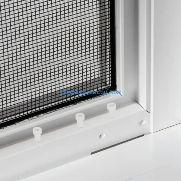 Y5GD 12pc Heavy Duty Window Screen Security Clips Steel Plunger Mechanism with Spring & Caps Upgrades for Reliable Retention