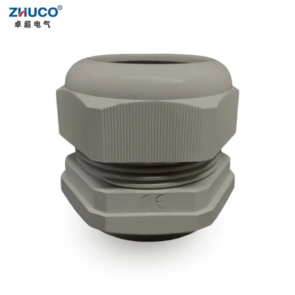 ZHUCO 5Pcs Grey PG48 Nylon Plastic Adjustable Grey Cable Gland 37-44mm Waterproof Cord Connector Rubber Gasket Fixing Joint