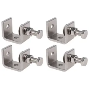 A67P-4PCS 16-25Mm Heavy Duty Woodworking Clamp Set 304 Stainless Steel C Clamp Tiger Clamp Tools For Welding/Carpenter