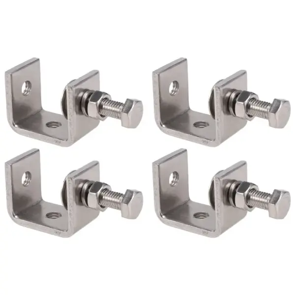 A67P-4PCS 16-25Mm Heavy Duty Woodworking Clamp Set 304 Stainless Steel C Clamp Tiger Clamp Tools For Welding/Carpenter