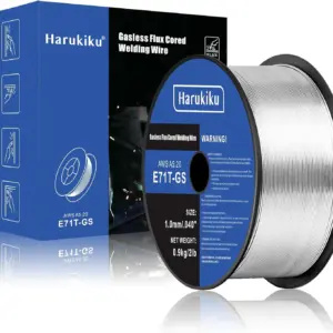 Flux Core Welding Wire, Mild Steel E71T-GS .040 Inch Low Splatter Gasless Mig, 0.9KG(2LB) Spool