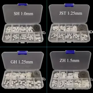 540Pcs/Box SH 1.0mm/JST 1.25mm/GH 1.25mm/ZH 1.25mm Connector Kit Housing Crimp Terminal 2/3/4/5/6/7/8/9/10Pin Pin Header Socket