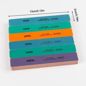 New 6Pcs MS-E400-1500 Semi-rigid Sanding Sticks Plastic Model Polishing Rod For DIY Assembling Model Build Tools