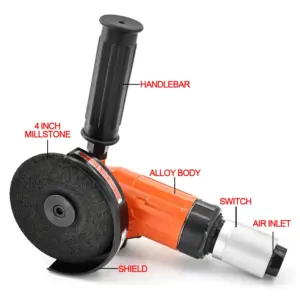 Cross-border Special Offers New 4-/5-inch heavy duty pneumatic angle grinder