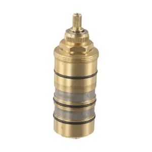 Brass Construction Stable Water Temperature Replacement Thermostatic Cartridge Shower Mixer Valve Bar Repair Kit