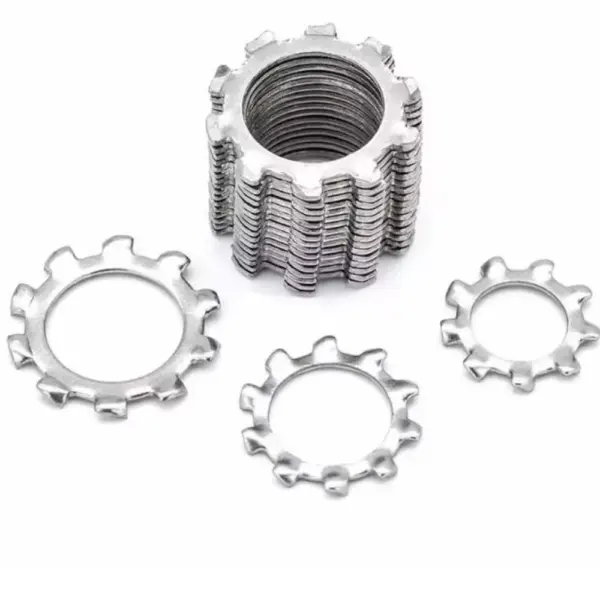 720pcs 304 Stainless Steel Spring Washers M3 M4 M5 M6 M8 M10 External Gear Washers Internal Gear Washers Gasket Sets Fasteners