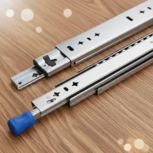 3 Section Bearing Slide Bearing Slide Quiet Function Sturdy Duty Drawer Slide Sturdy Duty Drawer Rails for RV Owners