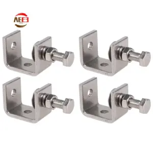 AEE3-4PCS 16-25Mm Heavy Duty Woodworking Clamp Set 304 Stainless Steel C Clamp Tiger Clamp Tools For Welding/Carpenter