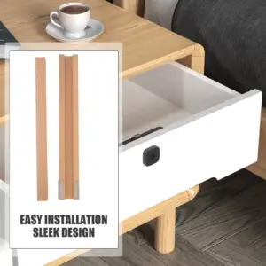 1Set Premium Wood Drawer Slides Bottom Mount Full Extension Smooth Glide Low Noise Cabinet Dresser Stand Drawer Rails
